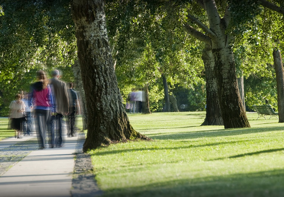 strolling